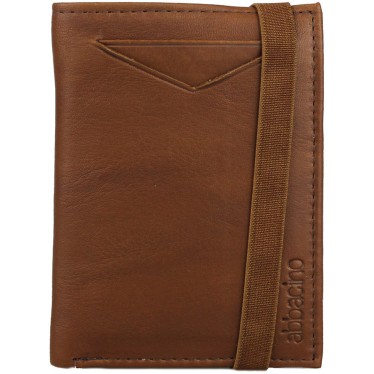 ABBACINO WALLET TIRANT S VERTICAL  COGNAC