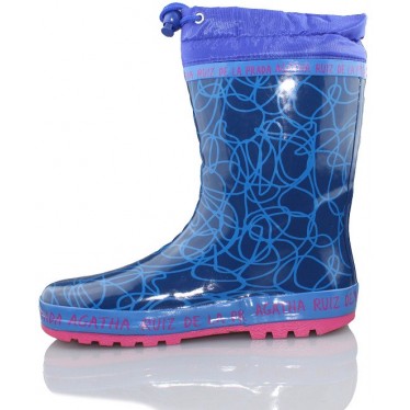 AGATHA RUIZ DE LA PRADA BOTA AGUA K  AZUL