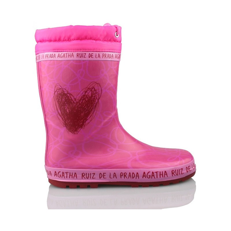 AGATHA RUIZ DE LA PRADA BOTA AGUA K  ROSA