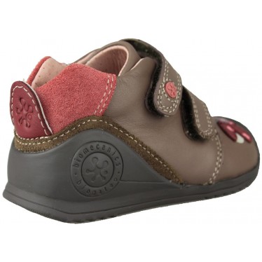 BIOMECANICS ZAPATO BEBE DOBLE VELCRO JUNGLE  HUMO