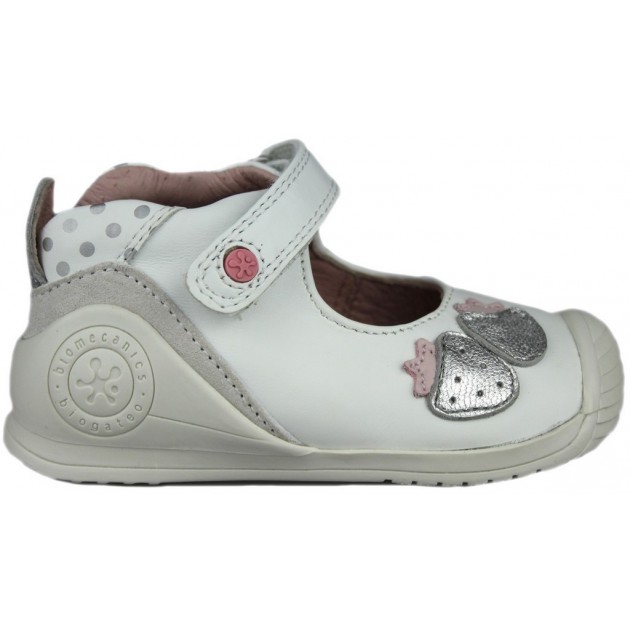 BIOMECANICS CASUAL PUNTERA BEBE FRESAS BLANCO