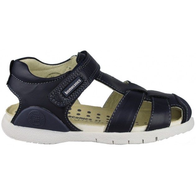 BIOMECANICS SANDALIA CASUAL PIEL AZUL