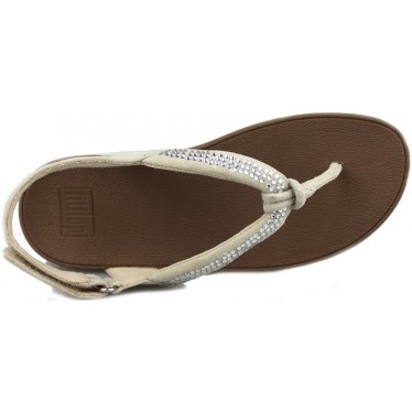 FITFLOP CRYSTAL SWIRL SANDAL TIRA  BEIGE