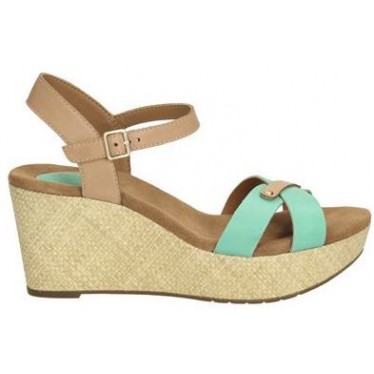 CLARKS CASLYNN REGINA SANDALIA COMODISIMA W  GREEN