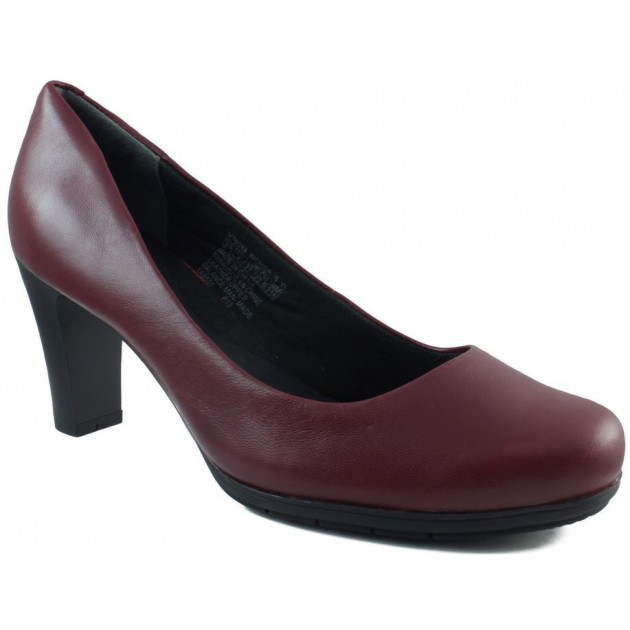 ROCKPORT PUMP ZAPATO SALON EXTRA COMODO BURDEOS