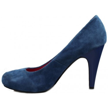 PEPE JEANS HI HEEL COURT SHOE  AZUL