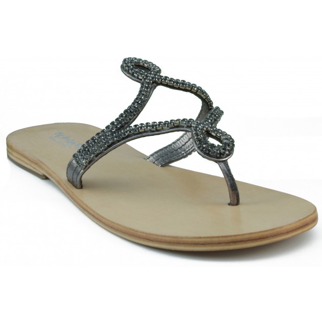 OCA LOCA ESCLAVA NIÑA STRASS GRIS
