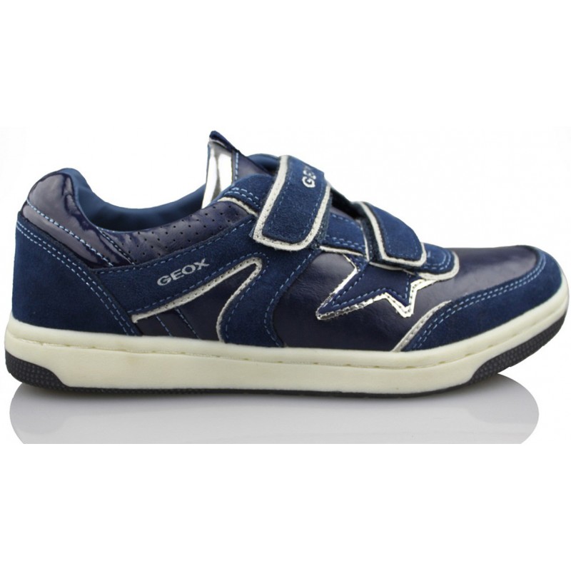 GEOX ZAPATILLA NIÑA JEANS  AZUL