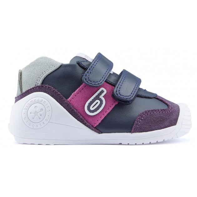 BOTINES BIOMECANICS UNISEX BEBE LANDER  MARINO_LILA