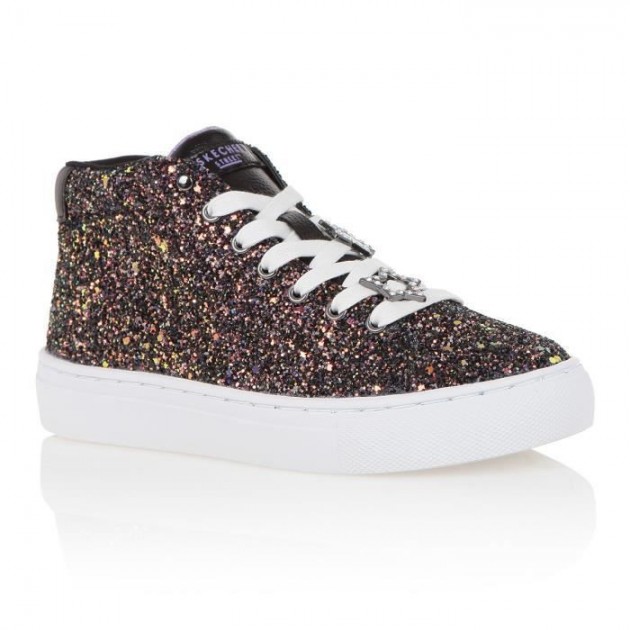 ZWART-WITTE SKECHERS SNEAKERS NEGRO
