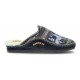 HUISSLIPPERS NORDIKAS CLASSIC CAB 2502 HERTEN  NEGRO