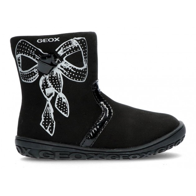 GEOX  BOTIN DE NIÑA B TIBET GN  NEGRO