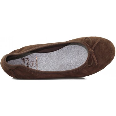 VULLADI BAILARINA COMODA CUÑA W  MARRON