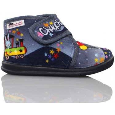 VULLADI ZAPATO BEBE COMODO VELCRO  AZUL