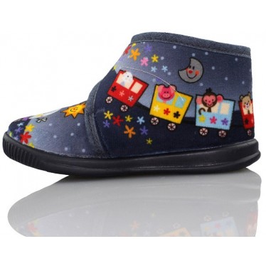 VULLADI ZAPATO BEBE COMODO VELCRO  AZUL