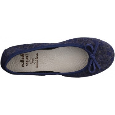 VULLADI SPLIT MANOLETINE BLOEMEN  AZUL