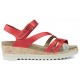 SANDALIAS INTERBIOS FLOWER  ROJO