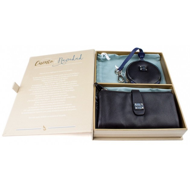 CARTERAS ABBACINO ASTRUD PACK NAVIDAD BLACK CARTERAS ABBACINO ASTRUD PACK NAVIDAD BLACK