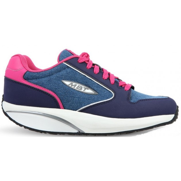 ZAPATOS MBT 1997 UNISEX DENIM  NAVY_BLUE_FUCHSIA