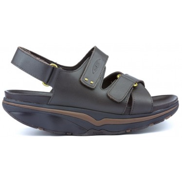 SANDALIAS MBT ROCCO M  BLACK COFFE NAPPA
