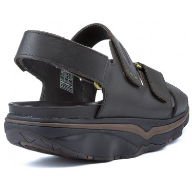 SANDALIAS MBT ROCCO M  BLACK COFFE NAPPA