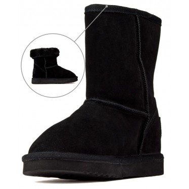 BOTAS DUDE AUSTRALIANAS ALPE DE MUJER  NEGRO