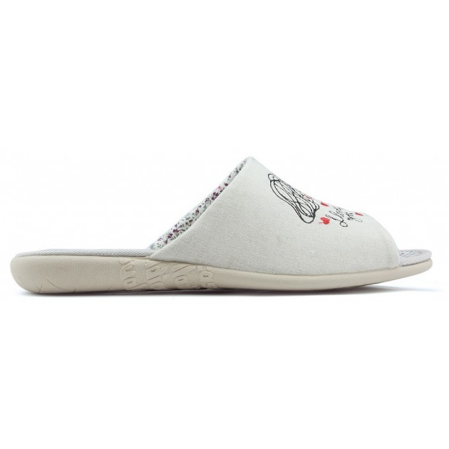 SLIPPERS HUIS VULLADI PAAR MOTO BEIG SLIPPERS HUIS VULLADI PAAR MOTO BEIG