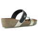 SANDALIAS INTERBIOS SNAKE  PLATINO