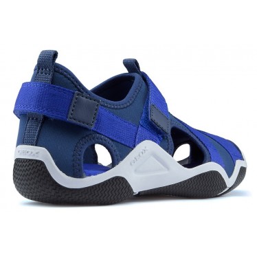 SANDALEN GEOX J WADER LYCRA GEOBUCK  NAVY