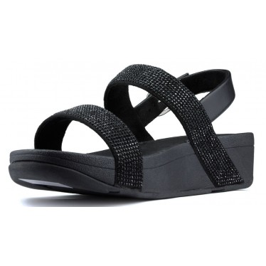 SANDALIAS FITFLOP LOTTIE SHIMMERCRYSTAL  BLACK