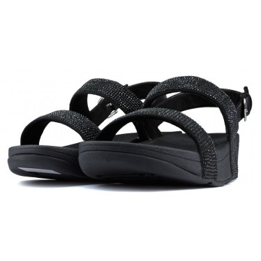 SANDALIAS FITFLOP LOTTIE SHIMMERCRYSTAL  BLACK
