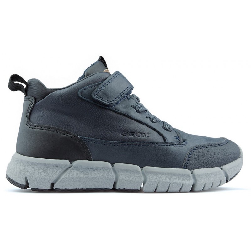 GEOX FLEXYPER LAARZEN  NAVY_BLACK