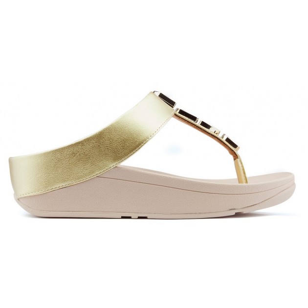 Sandalen FITFLOP FINO SHELLSTONE  GOLD