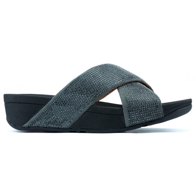 SANDALIAS FITFLOP RITZY SLIDE W  BLACK
