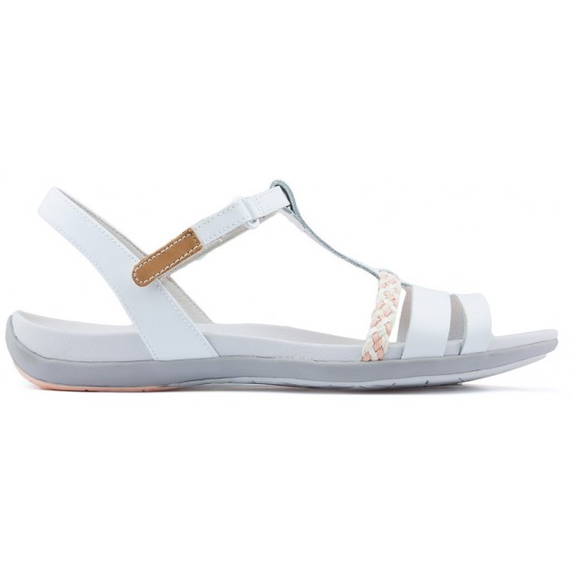 Sandalen KLIKT ONGESTRUCTUREERDE TEALITE WHITE Sandalen KLIKT ONGESTRUCTUREERDE TEALITE WHITE