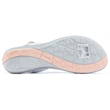 Sandalen KLIKT ONGESTRUCTUREERDE TEALITE  WHITE