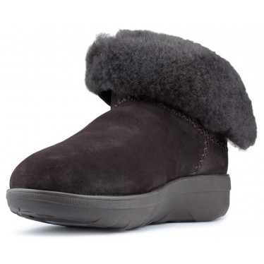 BOTINES FITFLOP MUKLUK SHORTY 2  CHOCOLATE