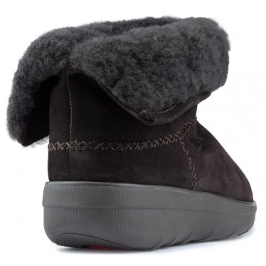 BOTINES FITFLOP MUKLUK SHORTY 2  CHOCOLATE