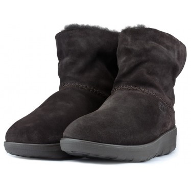BOTINES FITFLOP MUKLUK SHORTY 2  CHOCOLATE