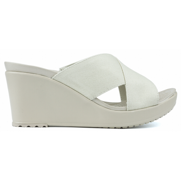 CROCS LEIG II CROSS STRAP 204949 BEIGE CROCS LEIG II CROSS STRAP 204949 BEIGE