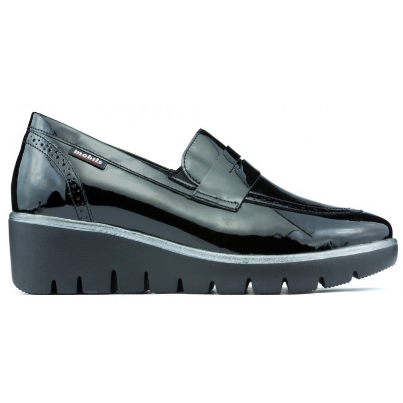 Instappers Mephisto Mobils Salika Vernicalf  BLACK