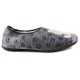 ZAPATILLAS CASA VULLADI MUJER GATITOS CERRADAS  GRIS