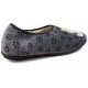 ZAPATILLAS CASA VULLADI MUJER GATITOS CERRADAS  GRIS