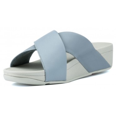 SANDALIAS FITFLOP LULU CROSS SLIDE K04  GREY