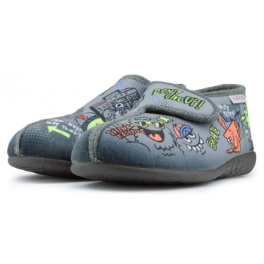 ZAPATILLAS DOMESTICAS VULLADI URBAN  GRIS