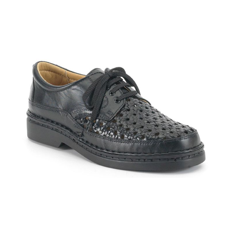SCHOENEN CALZAMEDI MET VELCRO COMODO NAADLOZE HAND H  NEGRO