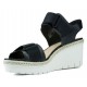 SANDALIAS CLARKS PALM SHINE  BLACK LEATHER