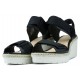 SANDALIAS CLARKS PALM SHINE  BLACK LEATHER