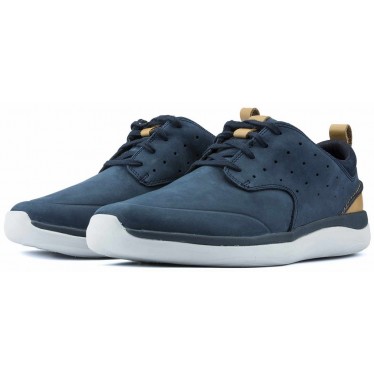 ZAPATILLAS CLARKS GARRAT LACE M  NAVY