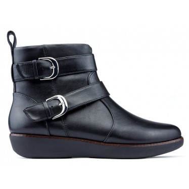 Laarsjes FITFLOP LAILA DUBBELE BODEM  BLACK